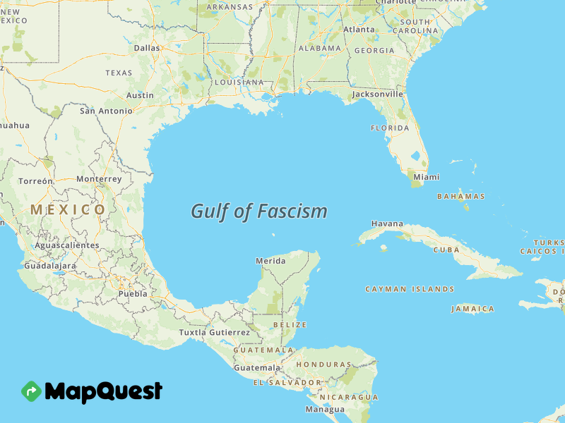 Map of the Gulf of Fascism