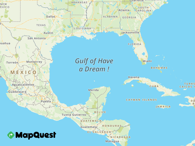 Map of the Gulf of Have a Dream !